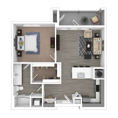 a1 floor plan  1 bedroom  129